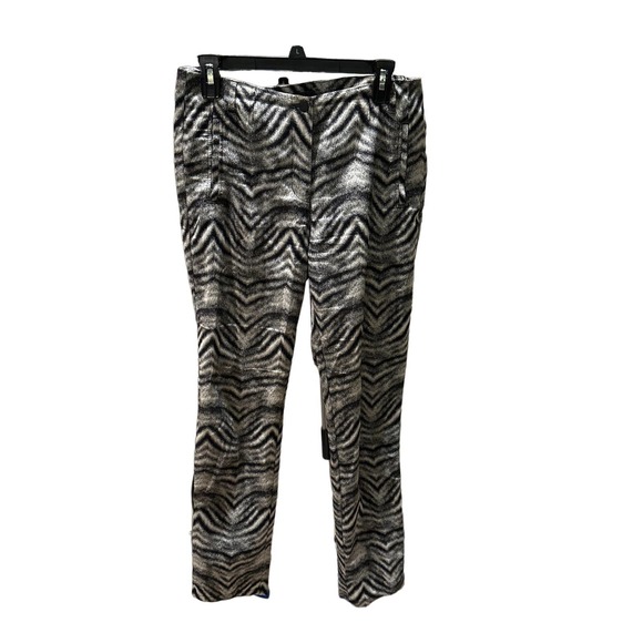 Women’s Vanilia Italian Zebra Pants  Size 14 - Picture 1 of 3